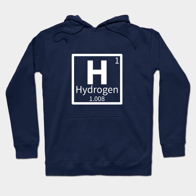 Hydrogen — Periodic Table Element 1 Hoodie by periodicimprints